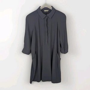 Phase Eight Grey Bella Swing Shirt Dress Size UK 14 - Picture 1 of 12