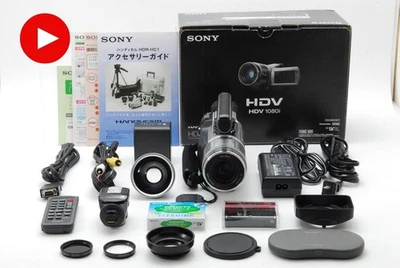 🎦【Near MINT】 Sony Handycam HDR-HC1 HDV MiniDV Camcorder Carl Zeiss FROM JAPAN - Image 1 of 4