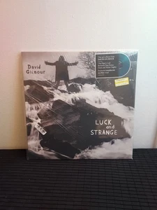 DAVID GILMOUR Luck and Strange Vinyl LP Pink Floyd  Translucent Sea Blue Read - Imagen 1 de 7