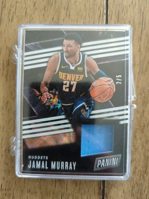 2019 Panini Jamal Murray Shadow Box Patch Relic /5 Rare!!!! - Image 1 of 3