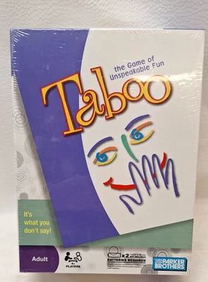 Parker Brothers "Taboo" The Game of Unspeakable Fun 2009 Brand New Sealed - Image 1 of 2
