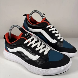 Vans Ultrarange EXO Black Red White Blue Trainers Men’s UK 6 EU 39 Skate Shoes - Picture 1 of 20