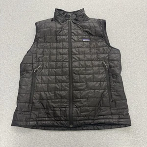 Patagonia Nano Puff Gilet Nero Uomo Taglia Large - Foto 1 di 7