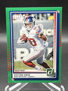 2025 Donruss Victor Cruz Green Press Proof Giants #223 - Picture 1 of 2