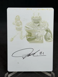 2016 Panini National Treasures LaDainian Tomlinson Printing Plate Auto 1/1 #11 - Picture 1 of 5