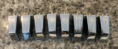 (8) Vintage Tama Rockstar Pro Tom Lawsuit Era Lugs Chrome & Mounting Hardware - Image 1 of 4