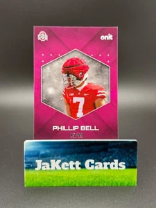 Fútbol americano Onit Gravity 2025 - Phillip Bell #B-50 rosa/99 - Ohio State Buckeyes - Imagen 1 de 2