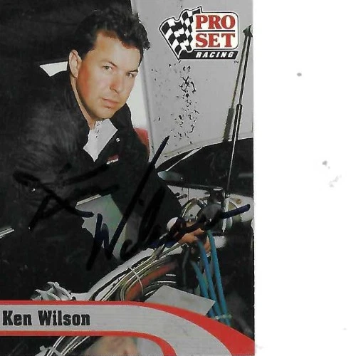 KEN WILSON SIGNED 1992 PRO SET RACING #173 - NASCAR - Image 1 of 1