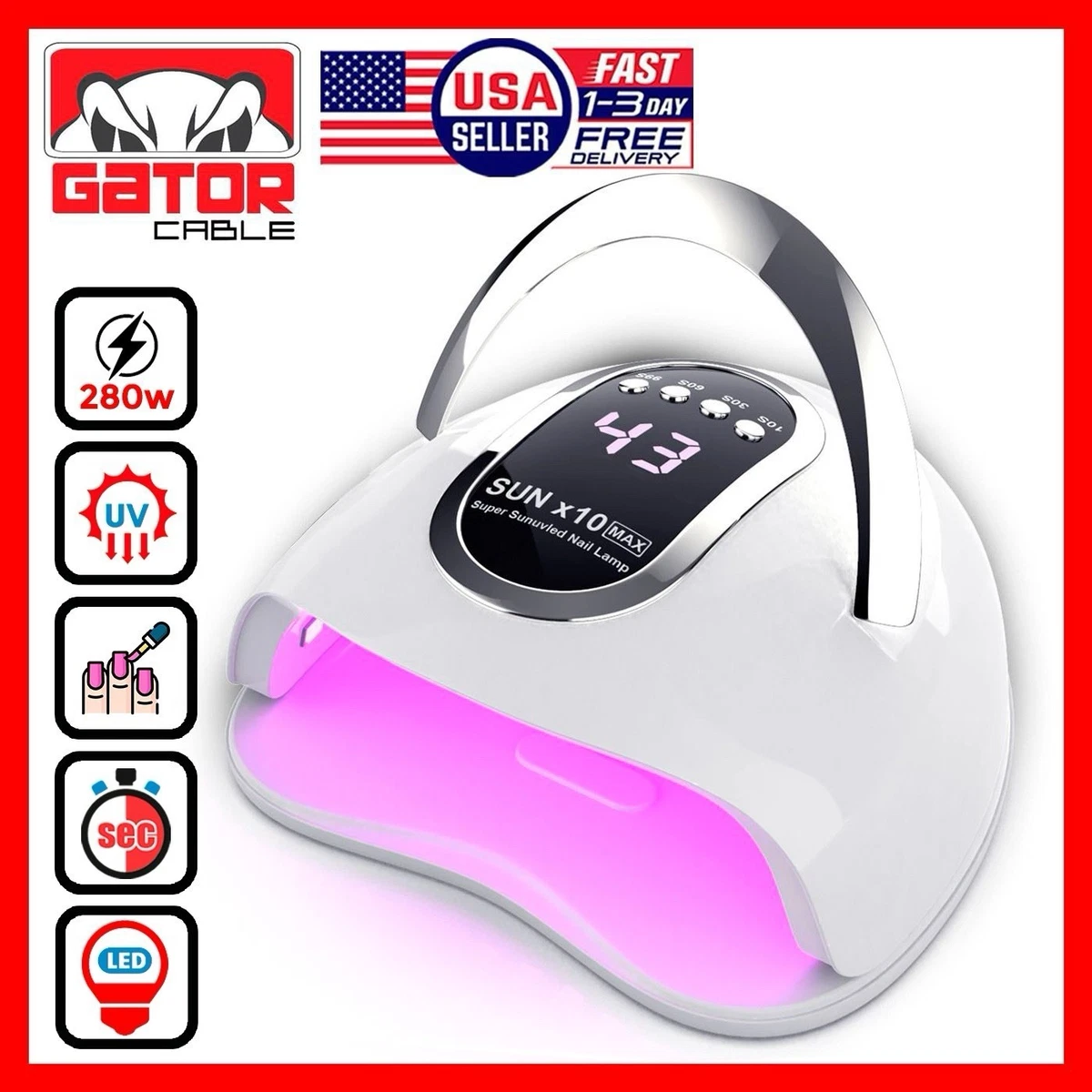 Gel Nail Lamp for sale | eBay