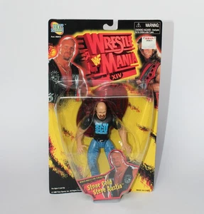 Stone Cold Steve Austin WWF Actionfigur 1998  WrestleMania 14 Jakks Pacific - Bild 1 von 5