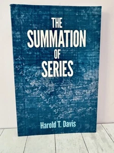 The Summation of Series Dover Books on Mathematics Davis Calculus Theory PBK - Picture 1 of 3