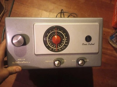 Radio Patrulla Cívica Hallicrafters S-94 en muy buen estado Foto 1 de 4