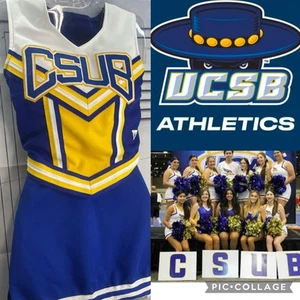 Uniforme de porristas universitario CSUB usado de colección adulto XS - Imagen 1 de 4