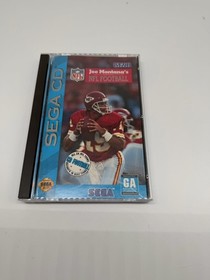 SEGA Joe Montana's NFL Football (Sega CD, 1993 NTSC-U/C) Case Disc Manual