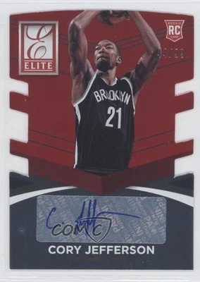 2014-15 Panini Donruss Red Die-Cut /99 Cory Jefferson #22 Rookie Auto RC - Image 1 of 2