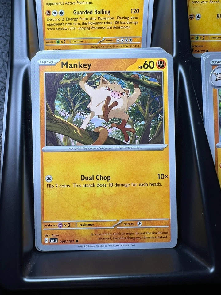 Mankey 098/191 Sv08: Surging Sparks Regular - Image 1 of 1