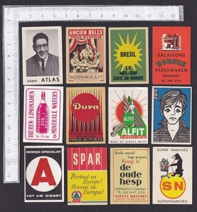 Belgium vintage matchbox labels with product advertisements (17) - Picture 1 of 2