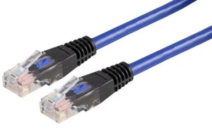 PRO SIGNAL - Kabel Crossover Cat5e Biru 1m - Picture 1 of 1