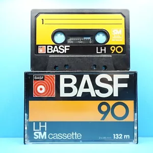 🍒 1x BASF LH SM 90 * IEC I Tipo 1 * Cassette Casete кассета * 1978 - Imagen 1 de 3