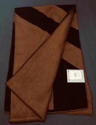 Michael Kors Hombre Logo Jacquard Silenciador Diagonal Rayas Bufanda Foto 1 de 4