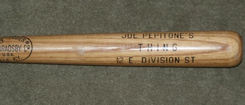 Joe Pepitone The Thing Promotional Mini Bat 16" Coca Cola Cover