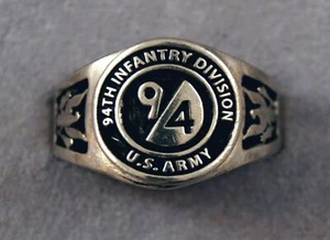 94th Infantry Division ring 94 ID Insignia Pilgrim Division - Picture 1 of 4
