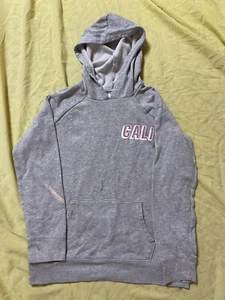 girls old navy cali gray graphic long sleeve hoodie. Size XL 14-16 - Picture 1 of 11