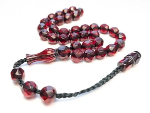 Turkish Faceted Worry Beads Faseta SIKMA Tesbih Prayer Tasbih Misbaha Eid 183 - Picture 1 of 11