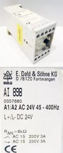 E. Dold AI 898 0007680 Isolationswächter A1/A2 AC 24V 45-400Hz -used- - Bild 1 von 1