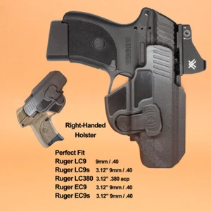 EC9s Holster OWB for Ruger LC9 LC9s LC380 EC9 EC9s 3.12" 9mm Right handed - Picture 1 of 9