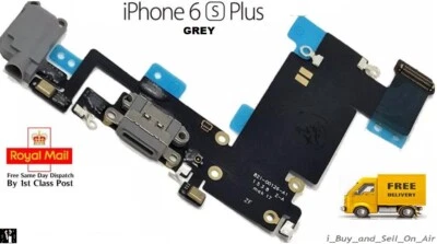 Grau iPhone 6S Plus Dock Stecker Ladeanschluss Audio Buchse Ersatz. 🙂 🙂