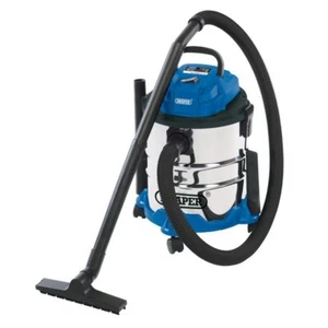Wet And Dry Vacuum Cleaner With Stainless Steel Tank, 20L, 1250W Draper 20515 - Picture 1 of 3