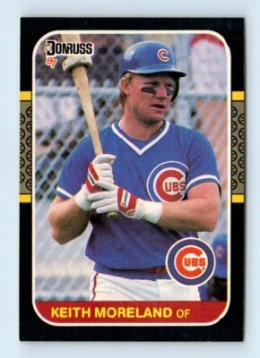 1987 Donruss Keith Moreland Chicago Cubs #169 - Image 1 of 2