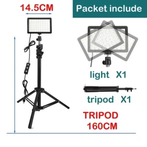 LED Video Light Kit with Tripod & RGB Filters for Filming & Streaming - Picture 1 of 10