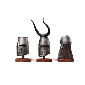 COOMODEL NO.SE059 SERIES OF EMPIRES DIE-CAST ALLOY Jihad Helmets 3 Helmets Suit - Picture 1 of 10