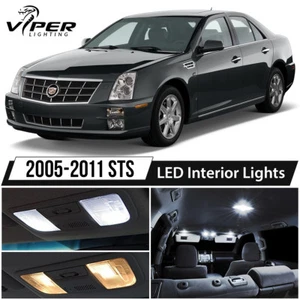 Kit de equipamiento de luces interiores LED blancas para Cadillac STS 2005-2011 - Imagen 1 de 8
