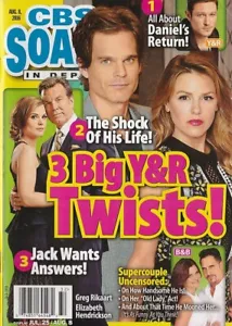 CBS Soaps In Depth Aug 8, 2016 GREG RIKAART-CATHERINE BACH-ASHLEY JONES B SHOWER - Picture 1 of 1