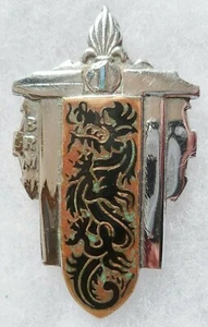Insigne Légion Etrangère Indochine ORIGINAL 1° BRM Réparation Matériel chromé - Picture 1 of 2