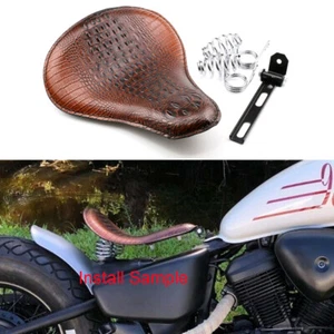 Asientos individuales con resorte de motocicleta Kawasaki Vulcan VN500 LTD 800 900 1500 bobber - Imagen 1 de 10