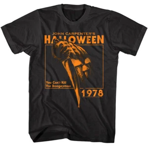 Halloween Pumpkin Knife 78 Men's T Shirt Horror Movie John Carpenter Boogeyman - Picture 1 of 4