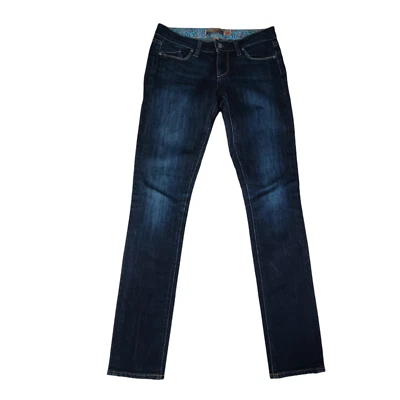 Paige Skyline Ankle Peg Jeans Womens 30x32 Mid Rise Skinny Stretch Blue Denim - Image 1 of 4