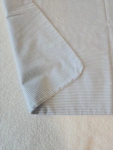Martha Stewart Every Day Blue & White Pin Striped Pillow Case 18" x 29" Classic - Picture 1 of 7