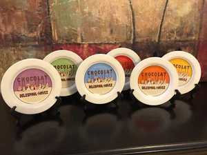 6 TÖPFERSCHEUNE Vorspeise Obst Deko Teller "Schokolade" Delespaul-Havez - Bild 1 von 9