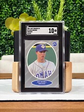 2004 JUST PROSPECTS JUST MINORS ZACK GREINKE #3 SILVER SGC GEM MINT 10