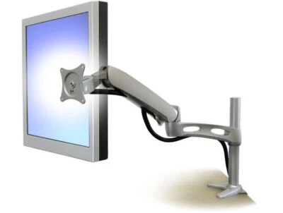 New Ergotron LX 45-179-194-00  Desk Mount Single Monitor Arm Silver - Image 1 of 4