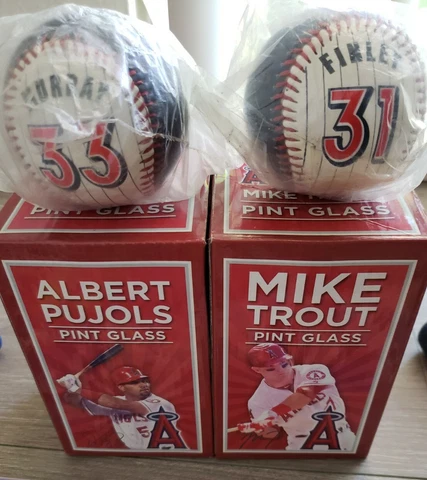 Albert Pujols Mike Trout Los Angeles Angels of Anaheim Eddie Murray Chuck Finley Cover
