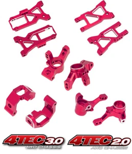 PARTE COMPLETA DE ALEACIÓN BRAZO/NUDILLO BRAZO C-HUB 1/10 PARA COCHE TRAXXAS 4 TEC 2.0 3.0 - Imagen 1 de 8