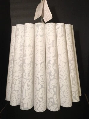 Laura Ashley Med Pendant Satin Nickel 16"w X13.5" h 1-100 Watt 00 Sealing Lamp - Image 1 of 4