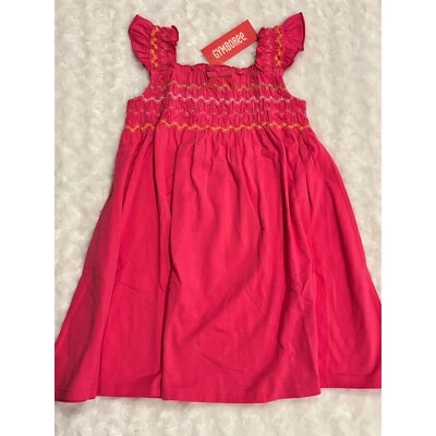 NWT Gymboree Pretty Lady Pink Smocked Flutter Sleeve Halter Dress 7 ADORABLE - Image 1 of 4