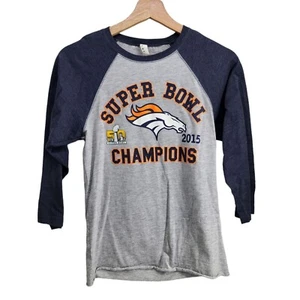 Live and Tell Broncos Football Champion Tshirt Kids Unisex Size M Gray - Picture 1 of 6